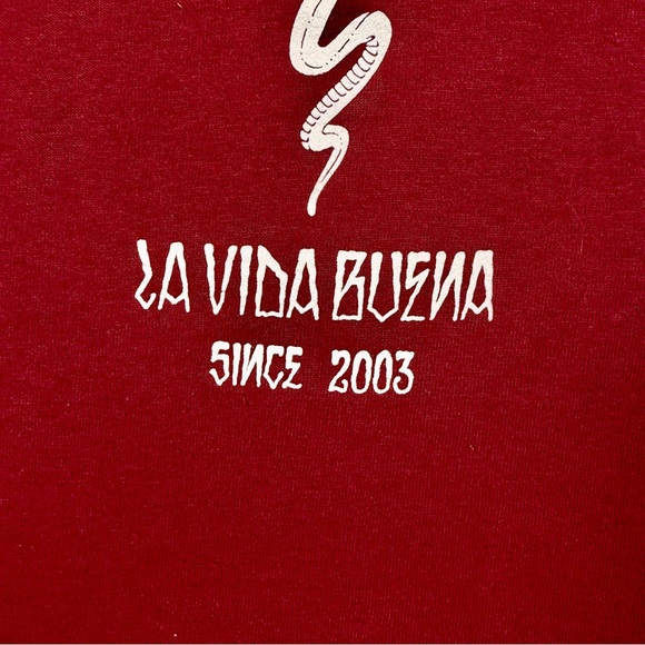 Vintage Rebel 8 V Neck Ringer‎ T. Shirt M Mike Giant RARE Skater Goth Punk 2000s - Picture 6 of 9